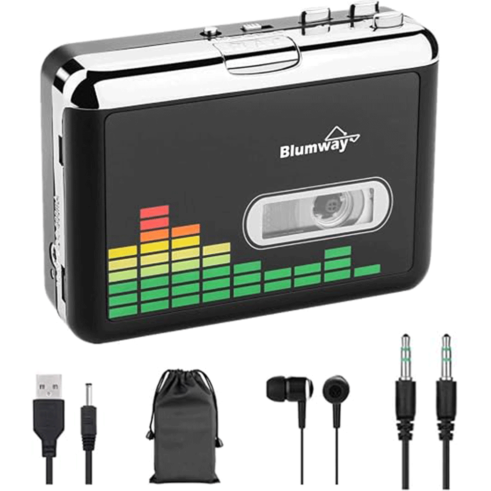 تبدیل‌کننده نوار کاست به MP3 بلوم‌وی BlumWayپخش‌کننده کاست و تبدیل USB