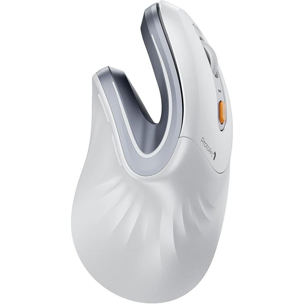 ماوس عمودی ارگونومیک ProtoArc EM11 NLبی‌سیم، سه‌دستگاهه و شارژی