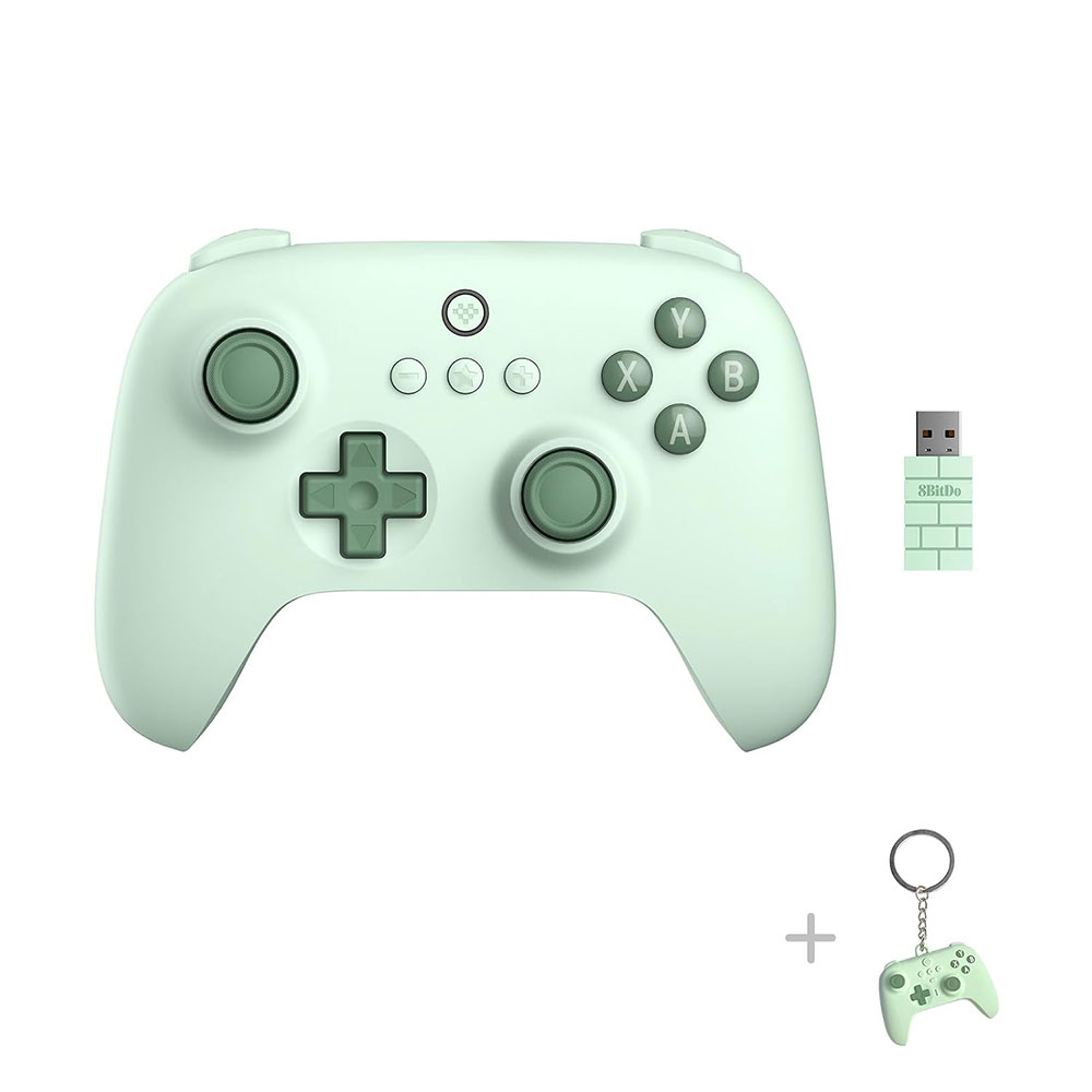 دسته بازی بی‌سیم 8BitDo Ultimate C 2.4G Field Green