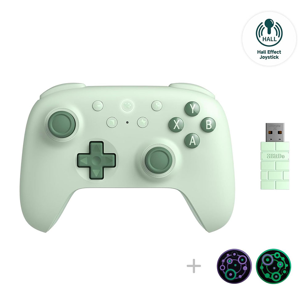 دسته بازی بی‌سیم 8BitDo Ultimate 2C برای PC و Android رنگ Green