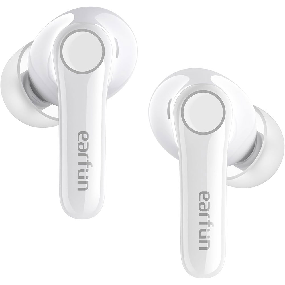 هندزفری بی‌سیم EarFun Air Pro 4 Glossy Whiteنویز کنسلینگ 50dB و aptX Lossless